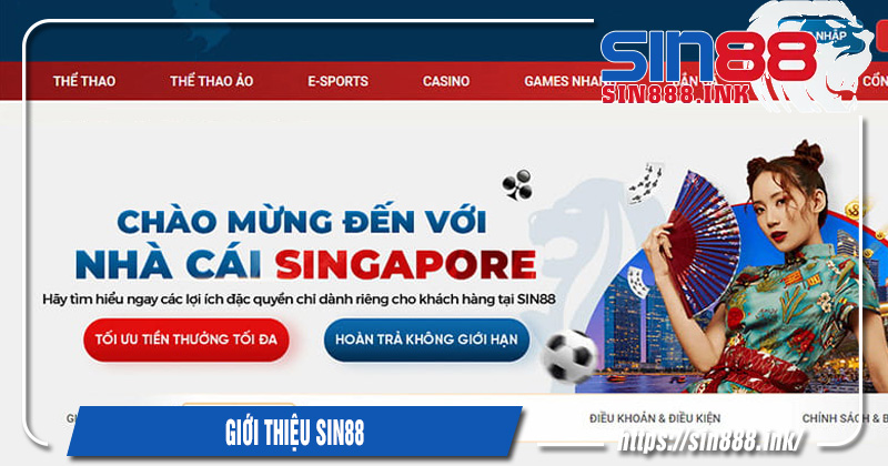giới thiệu nhà cái Sin88